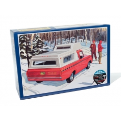 Model Plastikowy - Samochód 1:25 1963 Camper Pickup Car - AMT1412